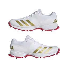Adidas 22YDS Cricket Spike - White/Gold