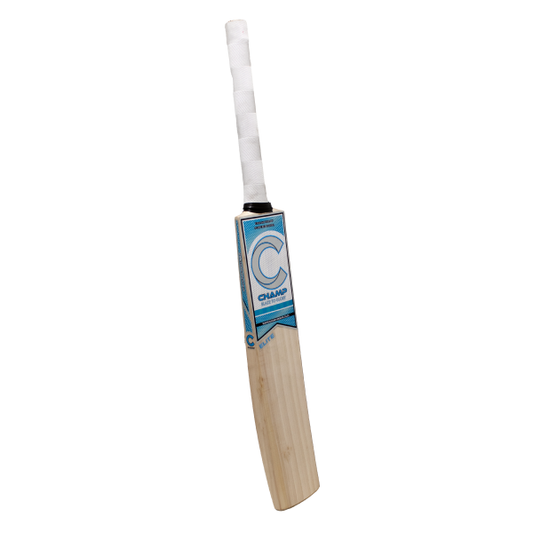 Champ Colt ELITE 2025 English Willow Cricket Bat - Size 3 - Sky Blue and White