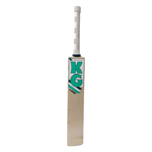 KG Slasher English Willow Cricket Bat - Size Harrow - Turquoise