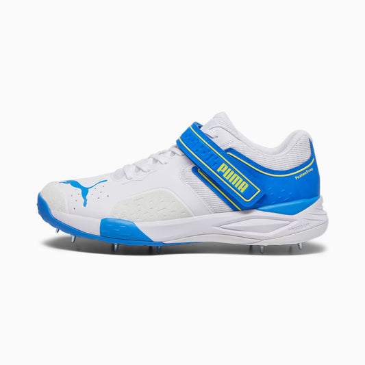 Puma Bowling 22.1 White Ultra Blue - Cricket Spikes