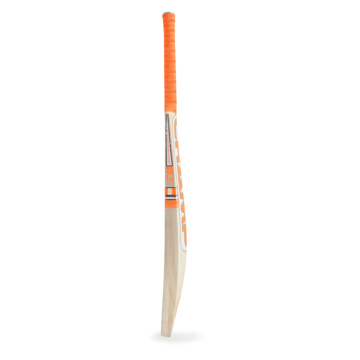 Champ Test Lite English Willow Cricket Bat - Size Harrow - Orange