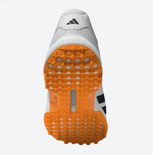 Adidas 22 YDS Spikeless Cricket Shoes - Black/Orange