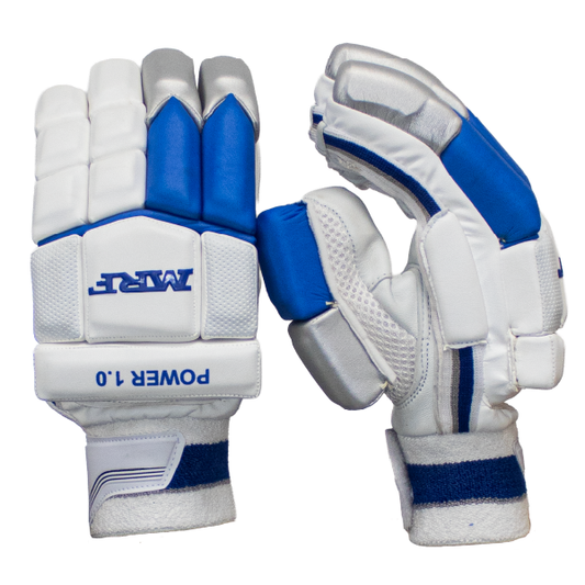 MRF Power 1.0 Batting Gloves - Blue - Youth
