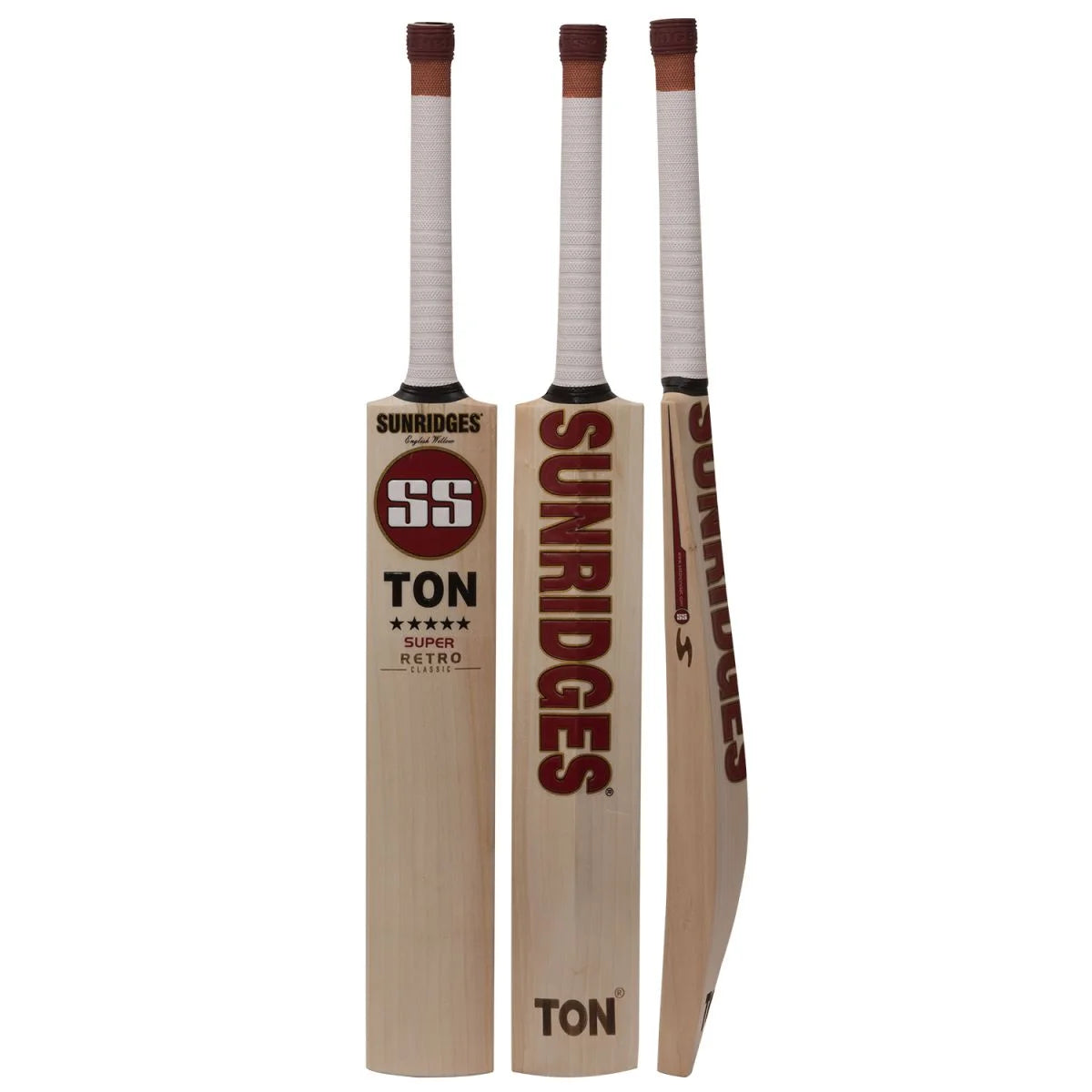 SS RETRO SUPER English Willow Cricket Bat - Size 4