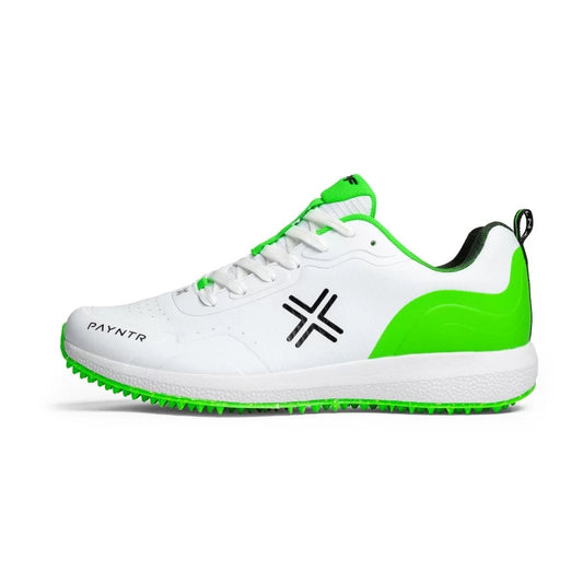 Payntr XPF - Cricket Rubber Shoes - Green and White