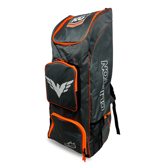KG DUFFLE WHEELIE - Grey orange - Youth