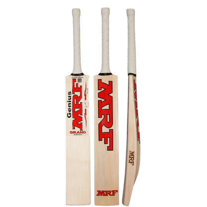 MRF Genius Grand English Willow Cricket Bat - Size Harrow