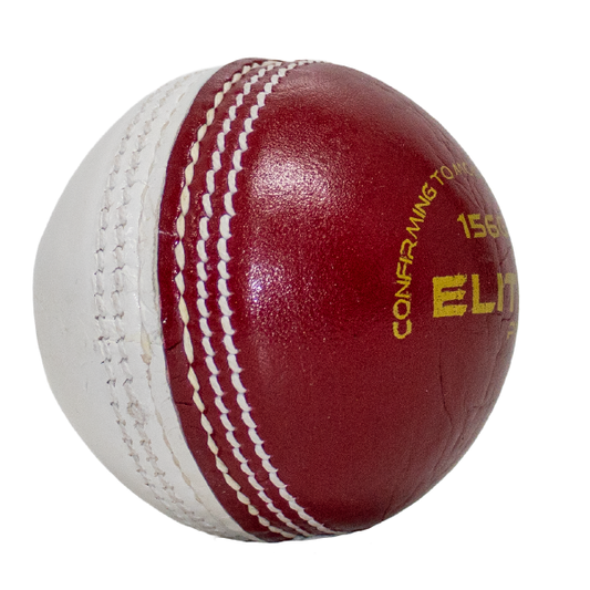 Champ Elite Pro 156g Cricket Ball - 4pc Red/White