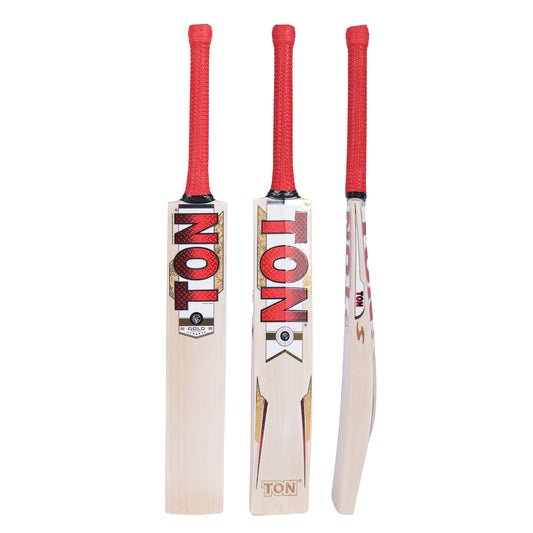 SS TON GOLD Edition 2026 English Willow Cricket Bat - Size 5