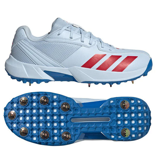Adidas 22YDS Cricket Spike - Blue/Red