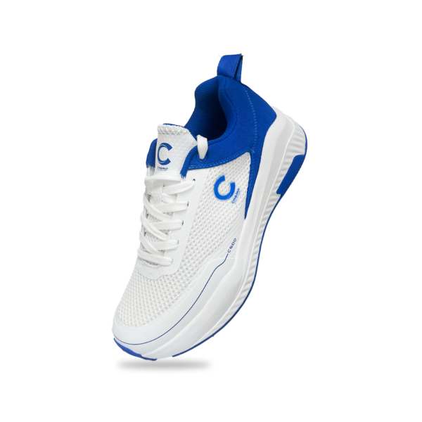 Champ C500 Spikes - White and Blue