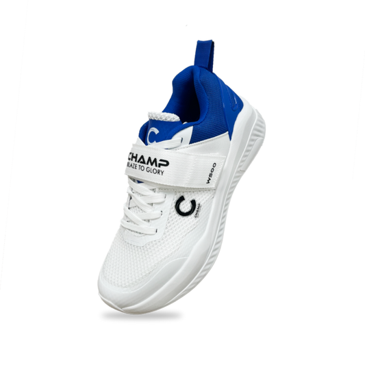 Champ W500 Bowling Spikes - White and Blue