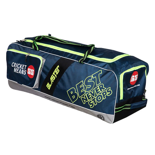 SS Blaster Cricket Kit Bag - Blue/Green