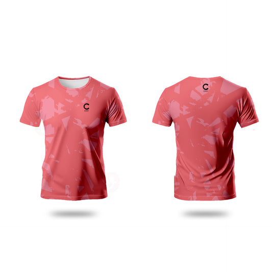 Champ Training/Playing T- Shirt - Pink Abstract 1.0