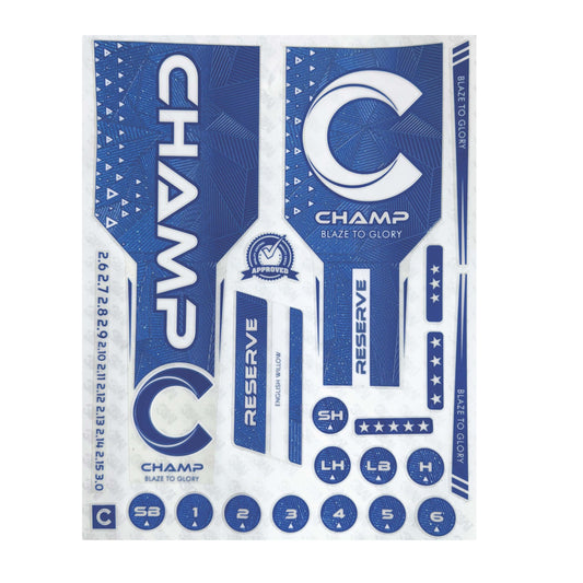 Champ Reserve Bat Stickers