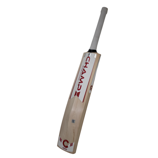 Champ Colt TEST English Willow Cricket Bat - Size 4 - Red and White