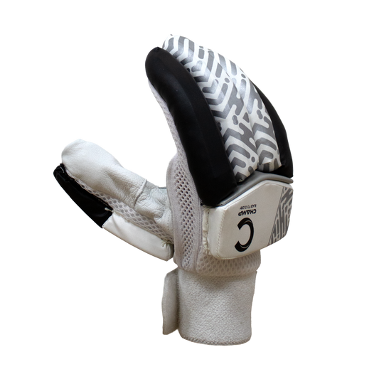 Champ Elite 1.0 26 Batting Gloves - Black and White