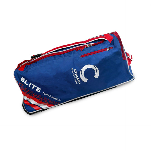 Champ Elite Junior Duffle Wheelie - Red and Blue
