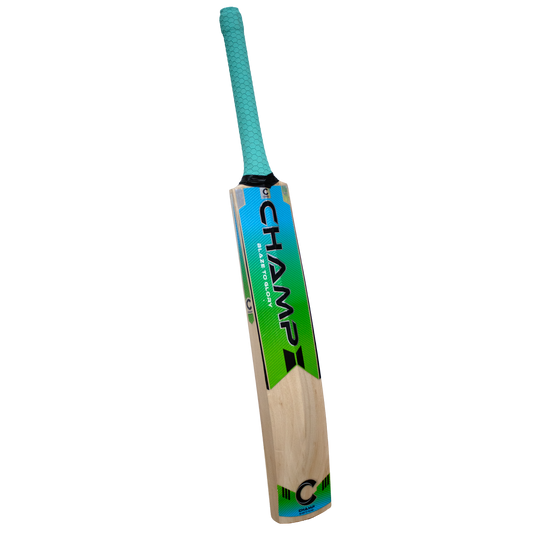 Champ Elite Cricket Bat - Blue and Green - SH