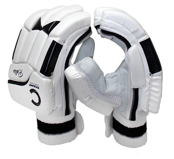 Champ Retro Batting Gloves Black and White - Junior - Youth - Adult
