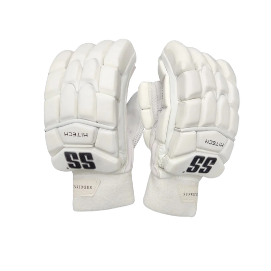 SS Hi Tech Batting Gloves - Adults / Youth / Junior / S.Junior - RH - White - 2026