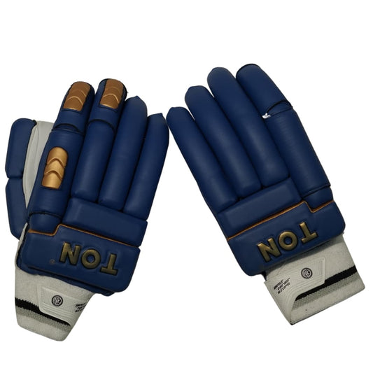 Ton IPL Series Cricket Batting Gloves - Adult Rh - Navy/Gold