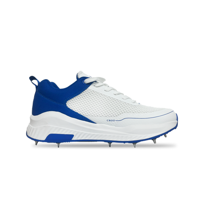 Champ C500 Spikes - White and Blue