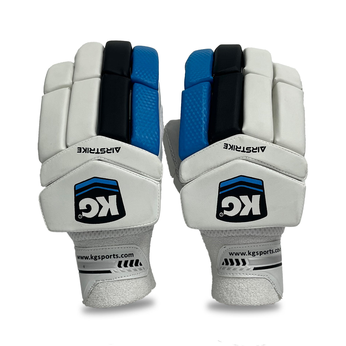 KG AirStrike Batting Gloves - RH - Junior (Boys) - Blue