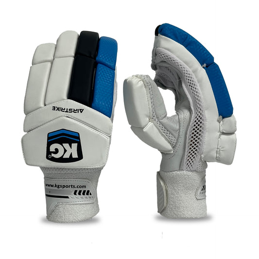 KG AirStrike Batting Gloves - RH - Youth - Blue