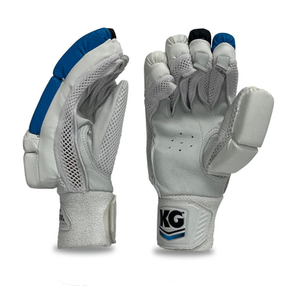 KG AirStrike Batting Gloves - RH - Junior (Boys) - Blue