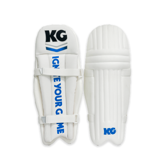 Kg Moulded Batting Pads - Ambidextrous - Blue/White