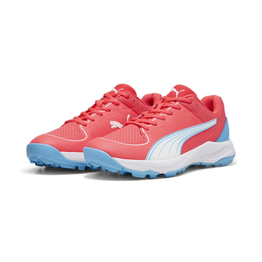 Puma 24 FH Rubber Fire Orchid  - Rubber Cricket Shoes