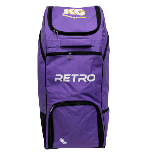 KG RETRO - Duffle Wheelie - Purple + Free KG Backpack