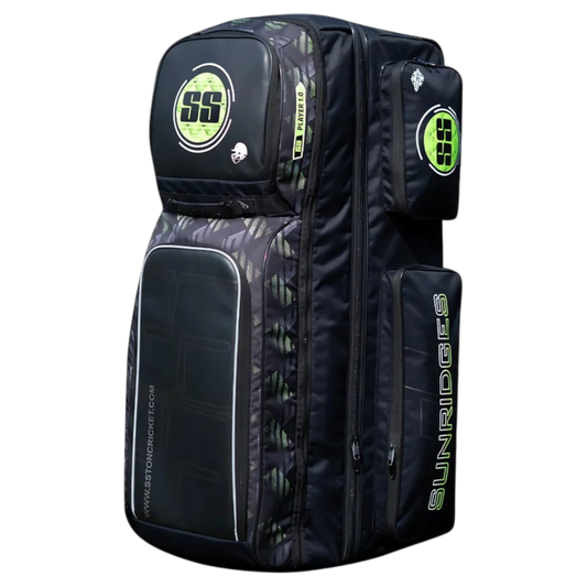 SS Player 1.0 Wheelie Kit Bag - Black and Green
