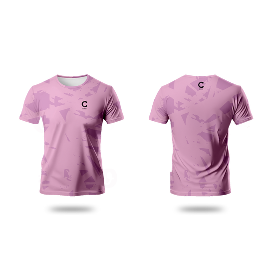 Champ Training T- Shirt - Pink Abstract