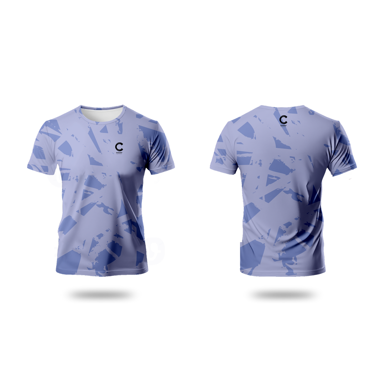 Champ Training T- Shirt - Purple Abstract