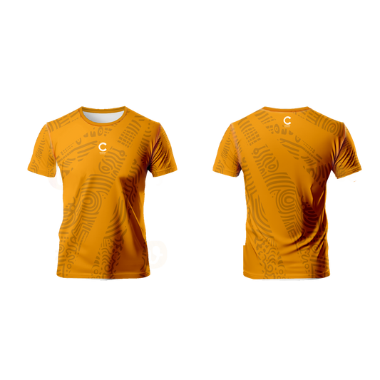 Champ Training T- Shirt - Orange Abstract