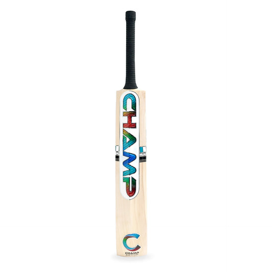 Champ Test Lite English Willow Cricket Bat - Size - Harrow - Multicolor
