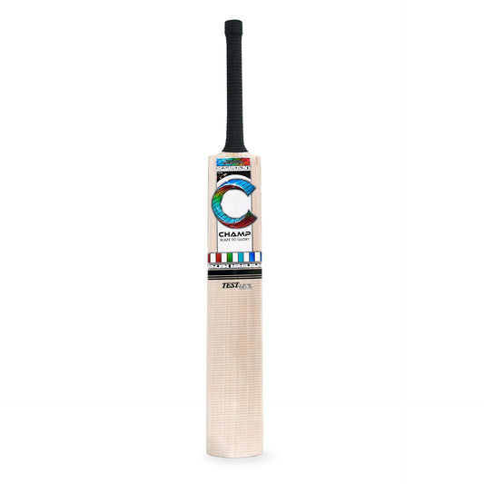 Champ Test Lite English Willow Cricket Bat - Size - Harrow - Multicolor