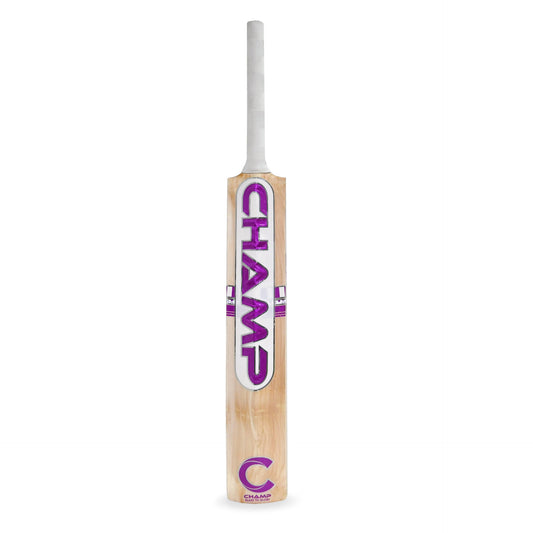 Champ Test Lite English Willow Cricket Bat - Size 6 - Purple
