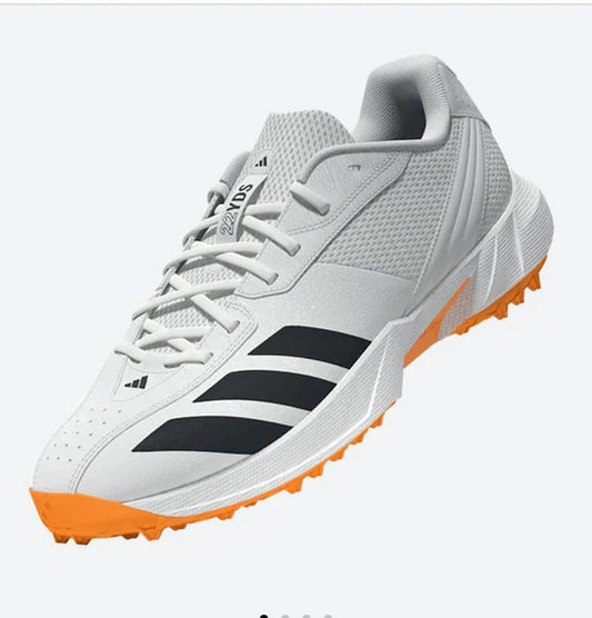 Adidas 22 YDS Spikeless Cricket Shoes - Black/Orange