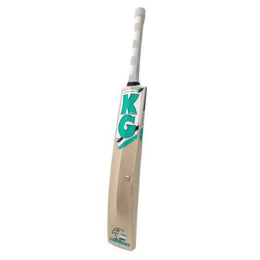 KG Slasher English Willow Cricket Bat - Size Harrow - Turquoise