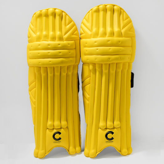 Champ Elite Batting Leg Guard (Pro) - Yellow