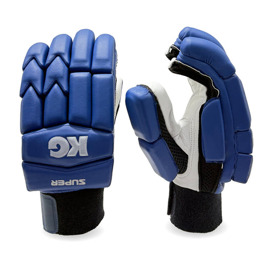 KG Super Batting Gloves - Blue - Adult - RH
