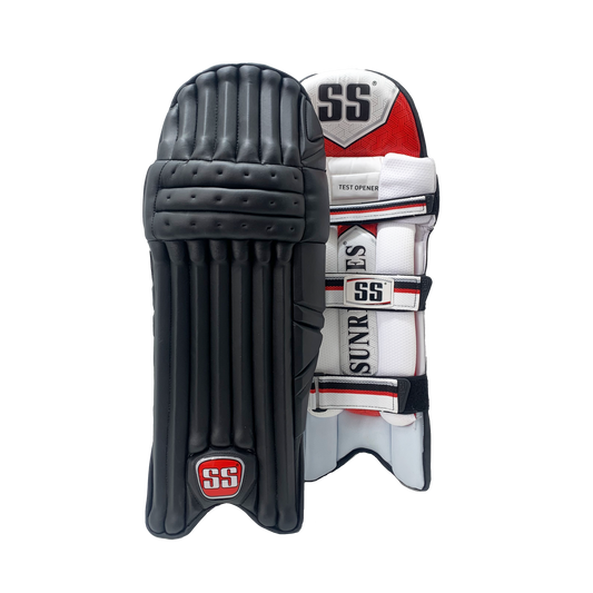 SS Test Opener Batting Pads - Black - Adult