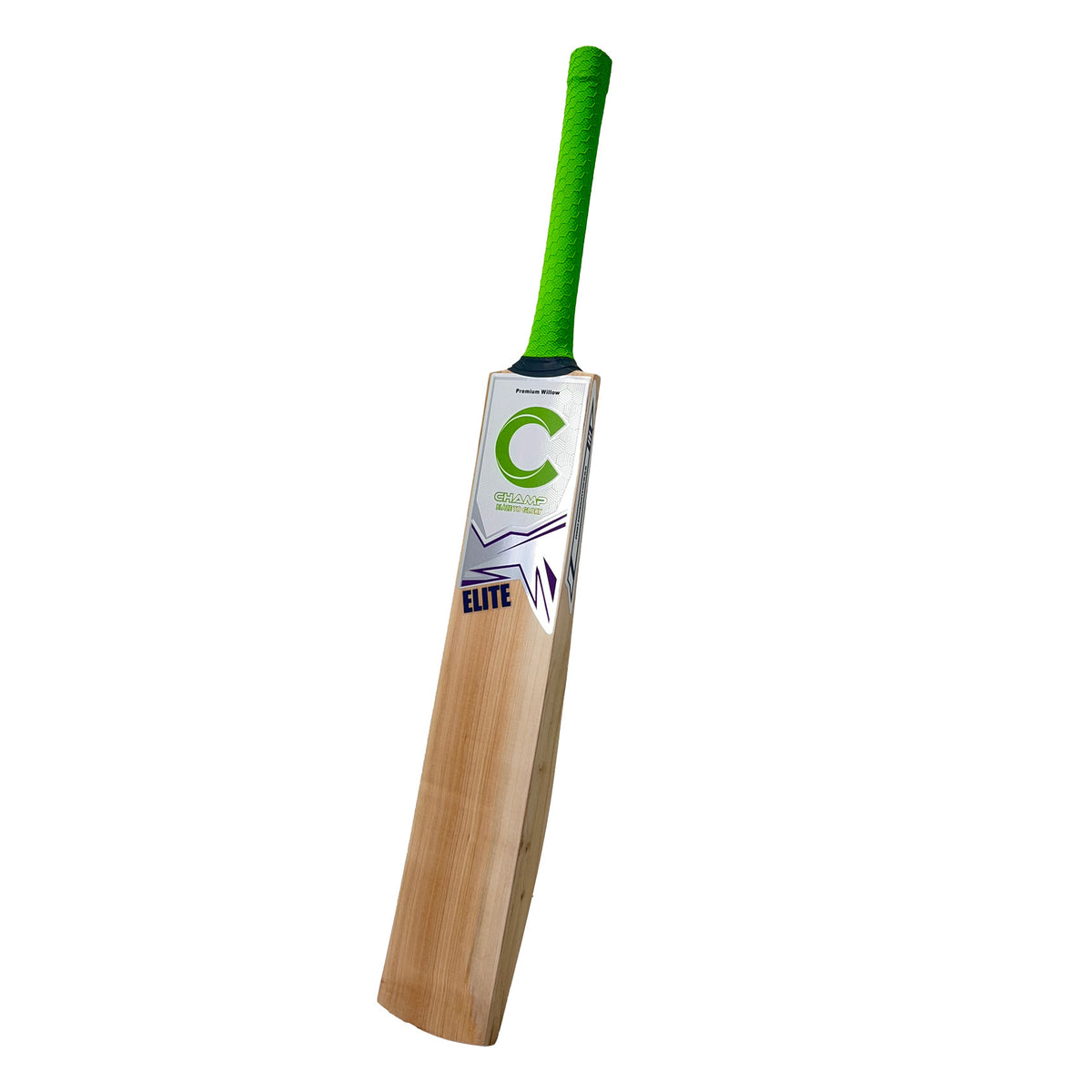 Champ ELITE Cricket Bat (2025) - Green and Purple - Size 4