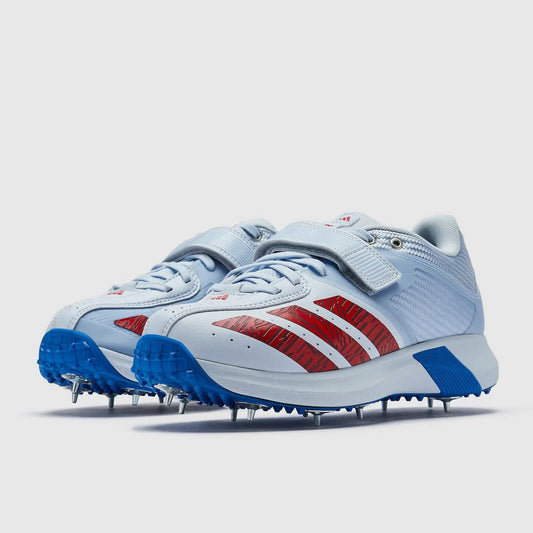 Adidas Adipower Incurza Cricket Spikes - Blue/Red