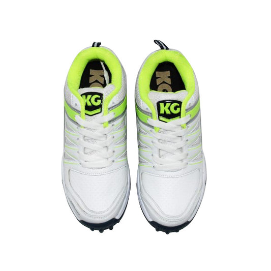 KG Boost Green/White Rubber Cricket Shoes
