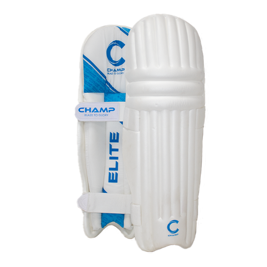 Champ Elite Moulded 25 - Light Weight - Pads - Ambidextrous - Sky Blue and White - Junior