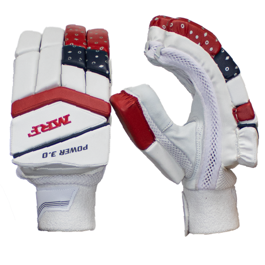 MRF Power 3.0 Batting Gloves - Red/Black